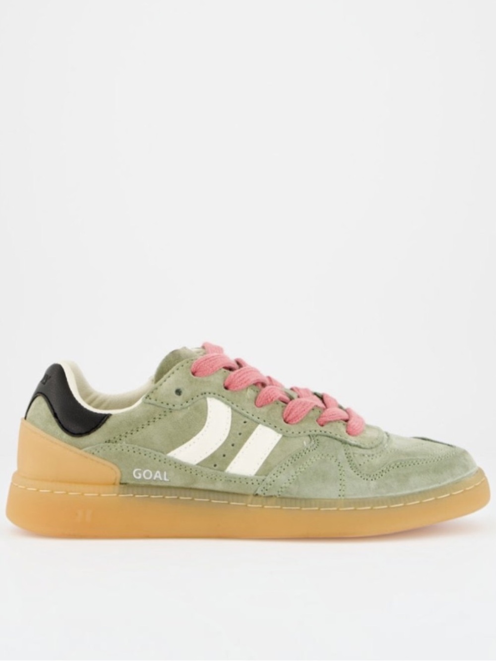 NEW Coolway Goal Contrast Sneakers Green Khaki Cream Mens Size 10 NWOB